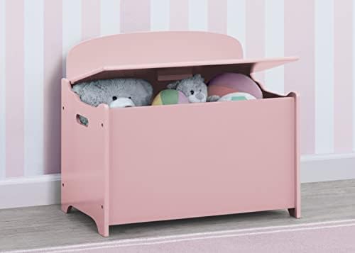 Delta Children MySize Deluxe Toy Box, Dusty Rose - Image 2