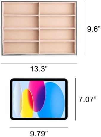 Frebeauty 8-Slot Sunglass Organizer Tray,Sunglass Holder for Drawer - Image 4