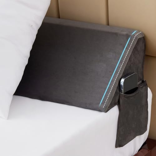 Bedluxe King Bed Wedge Pillow for Headboard, Fill The Gap (0-7") by Bedluxe