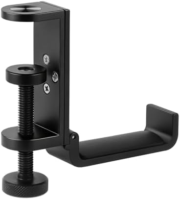 All Aluminum Foldable Headphone Holder,Black by SHINEWIDER