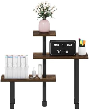 Furinno Turn-N-Tube Kitchen Countertop Organizer, 3-Tier Corner Countertop Organizer Shelf, Corner Shelf, for Kitchen, Pantry, Organizers and Storage, Amber Pine - Image 4