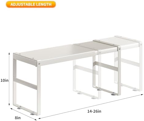 Expandable Kitchen Organizer Shelf, Cabinet Countertop Shelves - Image 2
