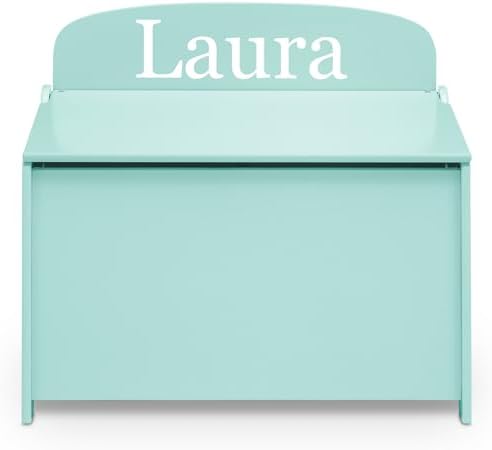 Delta Children Personalized MySize Deluxe Toy Box, Mint by DeltaChildren