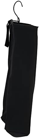 Household Essentials Door Hanging Laundry Bag in Washable Canvas with Loop Handle, Black, 27" H x 16.25" W x 6" D (Pack of 12) - Image 4