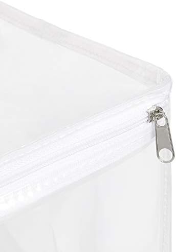 Amazon Basics Clear Zippered Storage Bags for Closet Organization, Stackable Clothing and Linen Storage Containers, 3-Pack - Image 4