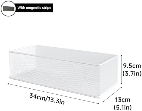 Magnetic Shelf for Washing Machine, White, 13.39''L*5.12''W*3.74''H - Image 2