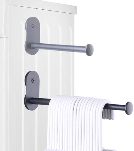 Extendable Magnetic Hanger Holder for Laundry Room, Storage Organizer 1Pack by JAZBREY