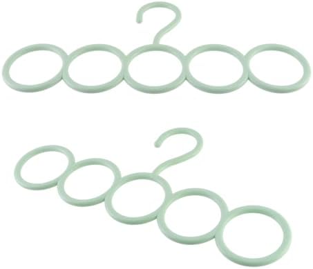 Coshar 5 Pack Scarf Hanger Holder Scarf Storage Organizer for Ties Belts - Image 4