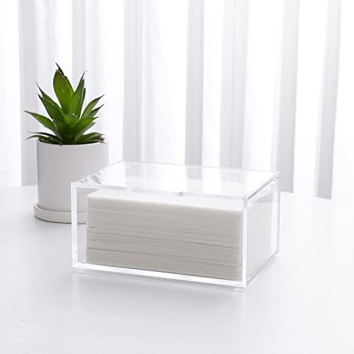 rejomiik Acrylic Dryer Sheet Holder, Dryer Sheet Dispenser with Lid, Clear - Image 2