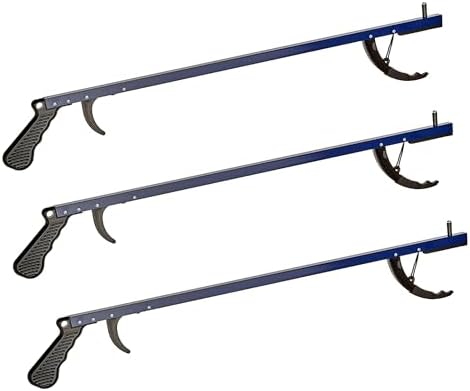 Cubii Health Reacher, Grabber Pickup Tool, Trash Picker Upper, Blue, 3-Pack - Image 2