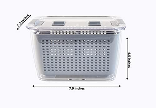 Kitchen Spaces - 1465A6-AMZ Kitchen Spaces Colander Bin, Medium, Gray - Image 2
