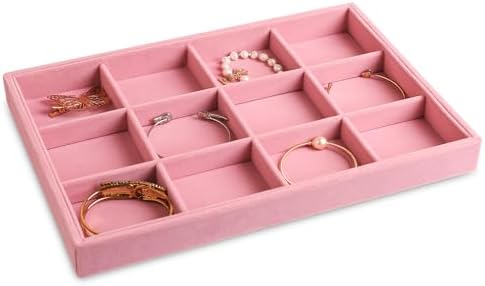 Frebeauty Jewelry Trays for Drawer,Set of 4 Jewelry Organizer and Storage - Image 4