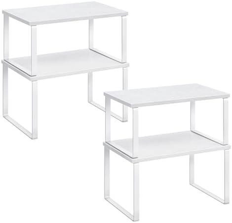 SONGMICS Cabinet Organizer Shelf, Set of 4 Spice Rack, Kitchen Storage by SONGMICSbySONGMICSHOME