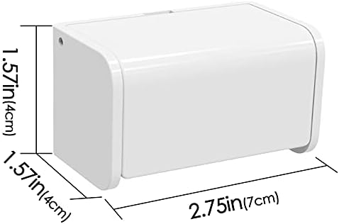 2 Pcs Toothbrush Holder Wall Mounted with Cover for Bathroom, 2 Slots Toothbrush Storage Organizer for Shower, Self Adhesive Toothbrush Hanger Rack for Dorm, Cabinet - Image 4