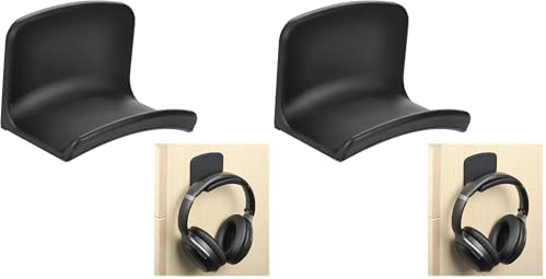 Avantree Neetto HS907 - Headphone Hanger Holder Wall Mount, Headset Hook Under Desk, Universal (Pack of 2) by Avantree