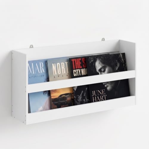 Furinno Hermite Rectangular Floating Shelves for Wall, Plain White by Furinno-FitsYourSpaceFitsYourBudget