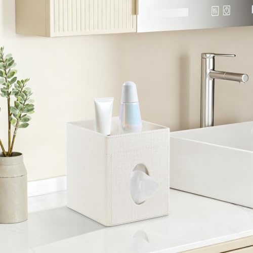 PU Leather Tissue Box Cover Square Tissue Box Holder Tissue Holder - Image 5