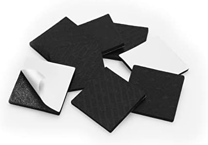 Slipstick GorillaPads Non Slip Furniture Pads/Gripper Feet Floor Protectors (Set of 8) Premium 2 Inch Square Self Adhesive Rubber Stoppers for Furniture Legs, Black, CB153 - Image 6