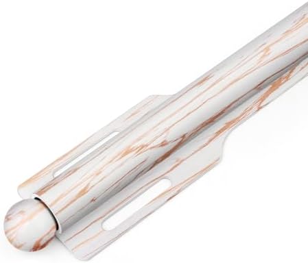 12" Valet Rod for Closet Pull Out (1 Pack, Marble Grain) - Image 3