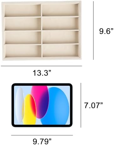 Frebeauty 8-Slot Sunglass Organizer,Velvet Sunglass Holder for Drawer - Image 4