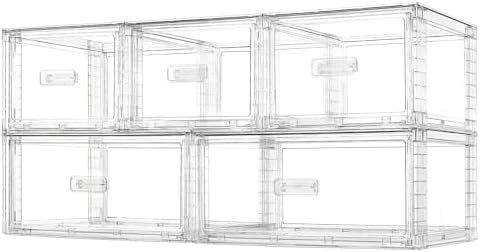 Vtopmart 5 Pack Large & Medium Storage Stackable Drawers Set by Vtopmart