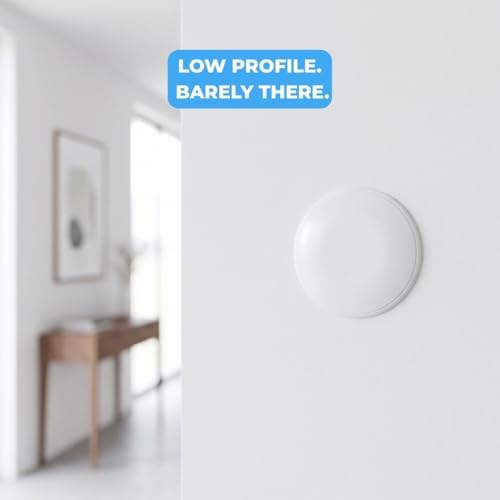 5 Pack Door Bumpers for Wall – 3 Inch Door Knob Wall Protector, Self Adhesive Peel and Stick Door Stopper, Cabinet Door Bumper Pad, Prevents Wall Damage, White - Image 6
