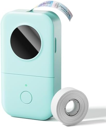Phomemo D30 Label Maker Machine with Tape, Bluetooth Mini Label Printer by Phomemo