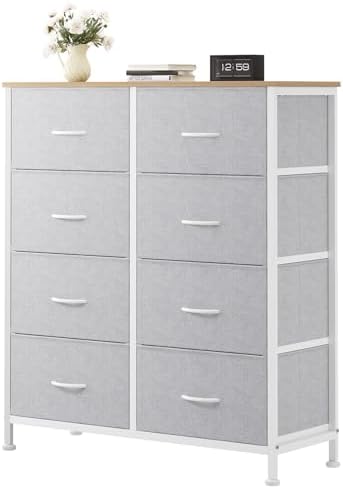 OLIXIS 8 Drawer Storage Dresser for Bedroom, Closet Organizers Units by OLIXIS