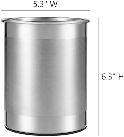 CHEFBEE 360° Rotating Stainless Steel Utensil Holder, Extra Large - Image 2