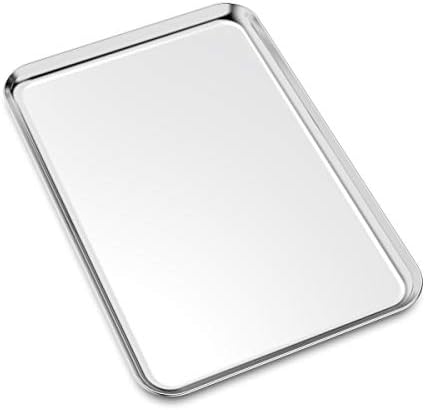 Large Set Baking Sheet and Cooling Rack Set, Bastwe 24L x 16W x 1H inch Professional Bakeware, Healthy & Nontoxic & Rustproof & Easy Clean - Image 5