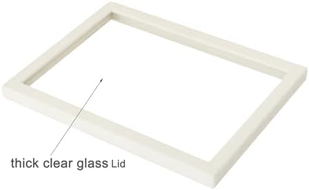 Coward 2Pcs Beige Velvet Glass Lid for the Trays Can Use if Needed - Image 2