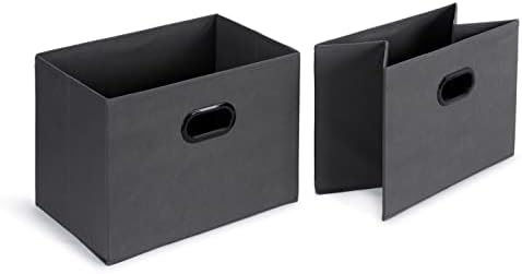Amazon Basics Freestanding Closet Organizer with Fabric Bins, Drawers and 3 Shelves, Easy to Assemble, Grey, 32.7" x 12.2" x 31" - Image 7