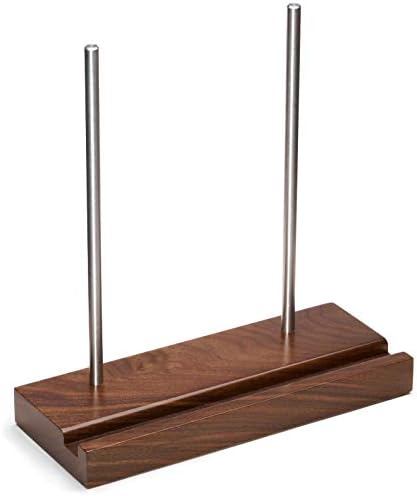 Optage Audio Now Playing Vinyl Record Stand, Solid Walnut Display Holder by OptageAudio