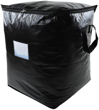 91L Storage Bags for Clothes, Moving Bags Heavy Duty Extra Large with Reinforced Handle, Storage Containers for Organizing Bedding, Blanket, Sheets, Pillows, Toys, Christmas Decorations by GONGKANGYUAN