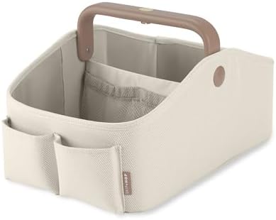 Skip Hop Diaper Caddy Organizer with Touch Sensor Night Light Nursery Style Oat by Unknown
