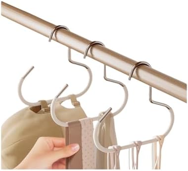 10 Pack Hat Hangers for Closet - Nonslip Space Saving Steel Hat Rack for Baseball Caps, Versatile Hanger Holder for Belts, Vest, Ties and Scarves (White) by Joyindecor