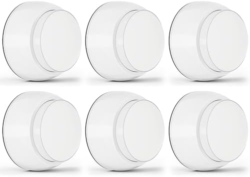6PCS Door Stopper Wall Protector, Door Stoppers for Wall, White by Sckeinwg
