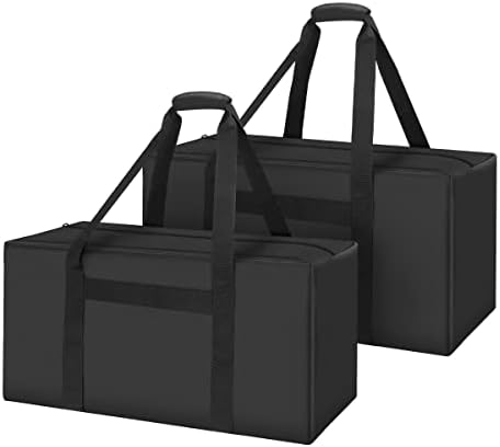INFANZIA 24in Large Travel Duffel Bag, 600D Water Resistant Foldable, 2PCS by INFANZIA