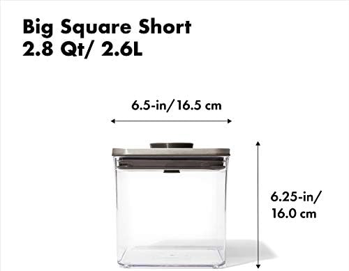 OXO Steel POP Container, 2.8 qt, Gray - Image 2
