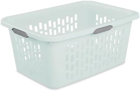 Sterilite Rectangular Laundry Basket, Plastic Clothes Hamper, 18-Pack by Sterilite