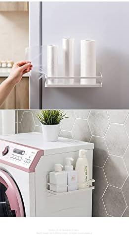 Magnetic Spice Rack Refrigerator Side Magnetic Spice Rack Kitchen Magnetic Shelf Magnetic Fridge Shelf Perfect Space Saver for Kitchen/Apartment 2 Pack (White) - Image 7