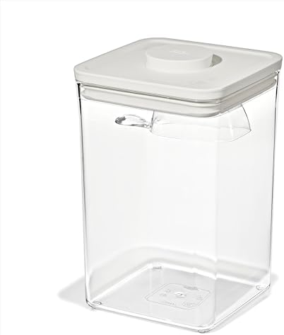 OXO Pet Food Storage POP Container with Scoop - 4.4 Qt/4.2 L, Whisker Gray by Unknown