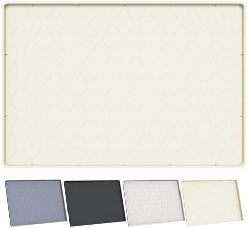 Extra Thick Under Sink Mat Waterproof with Raised Edge 31" x 22" by Ruinovate