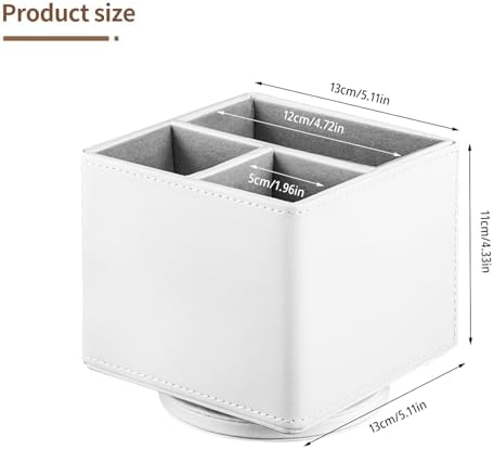 360° Spinning TV Remote Control Holder,Pen Caddy/Cup,Art Supplies Organizer - Image 3