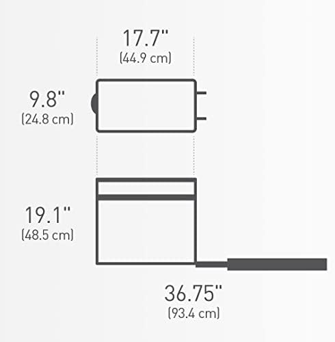 simplehuman Under Counter Pull-Out Can, 30L / 8 Gallon In-Cabinet Trash Can, Heavy-Duty Steel Frame, Commercial-Grade Ball-Bearing Tracks, Hides Trash Inside the Cabinet - Image 5