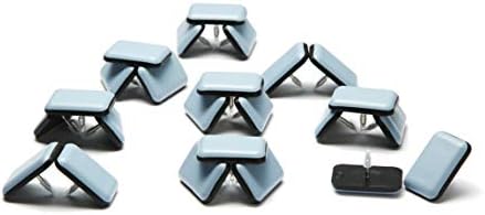 Furniture Sliders-Furnigear (Teflon) Nail in Chair Glides for Carpet and Hardwood Floor - Move Your Furniture Easily & Safely - Best Floor Protector (1x1-3/8-24 Pack) by Furnigear