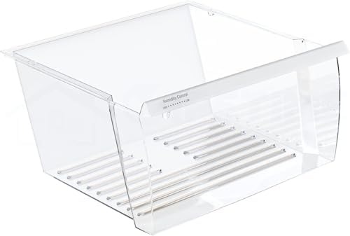 Lifetime Appliance Parts 2188656 Crisper Bin (Upper) Compatible with Whirlpool Refrigerator | Fridge Drawers | Kenmore Refrigerator Parts | Whirlpool Shelf Replacement - WP2188656 by LifetimeApplianceParts
