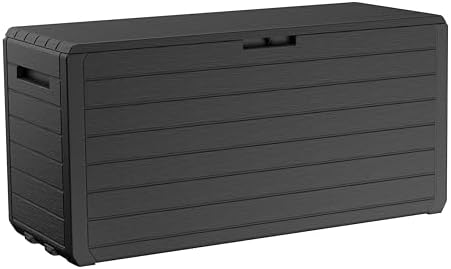 Keter Atlas 70 Gal Outdoor Storage Box for Patio and Pool Accessories by Unknown