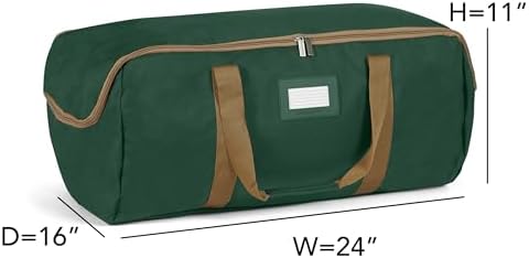 Covermates Storage Duffel Bag, 24" W x 16" D x 11" H, Green - Image 3