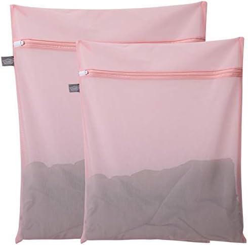 Lingerie Bag for Washing Delicates, Laundry Bag for Delicates, Pink, L+M by Kimmama